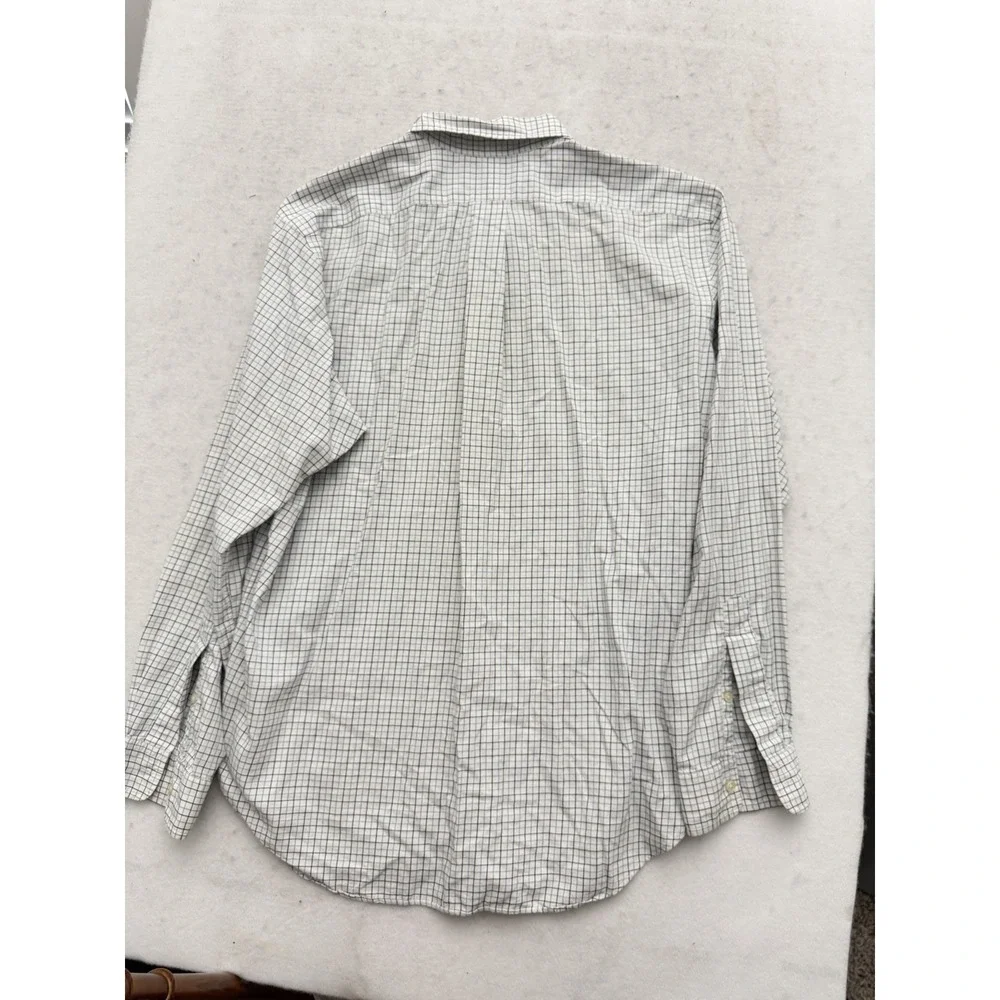 Polo Ralph‎ Lauren Men's L Classic Fit Windowpane Check Button Down Shirt Pony
